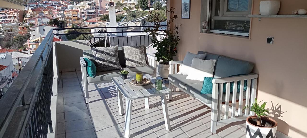 Sea Aura Daire Kavala Dış mekan fotoğraf